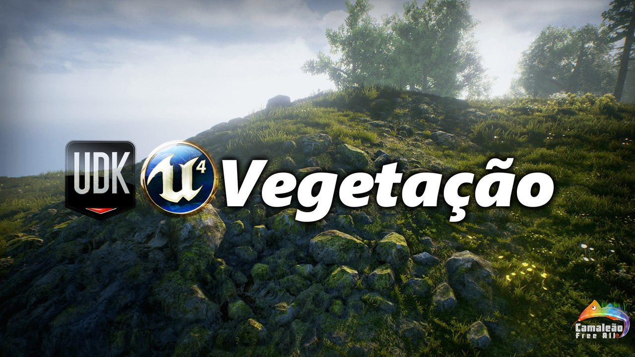 Vegetação com UE4