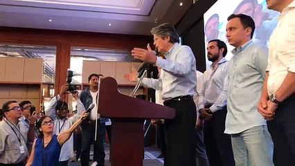 RUEDA DE PRENSA DE GUILLERMO LASSO  (ECUADOR)