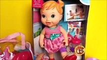 Baby Alive Boo Boo doll feeding changing diaper nap