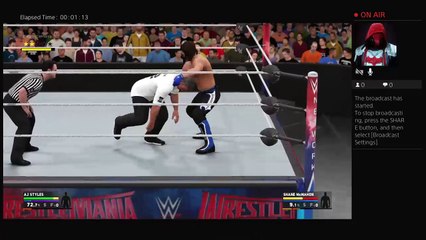 WrestleMania 33 AJ Styles Vs Shane Mcmahon