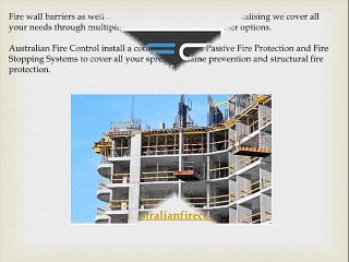 Fire Rated Compartment Barriers