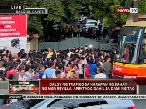 QRT: Mga tagasuporta ni Revilla, dumating na sa bahay niya
