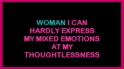 John Lennon - Woman KARAOKE / INSTRUMENTAL