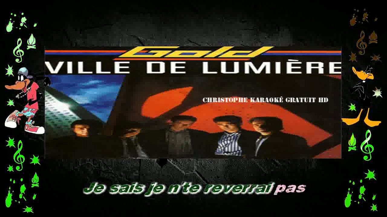 Gold - Ville de lumière KARAOKE / INSTRUMENTAL