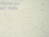 Zumreed ZHP010 Casque au style Stéréo pour Baladeur Rose