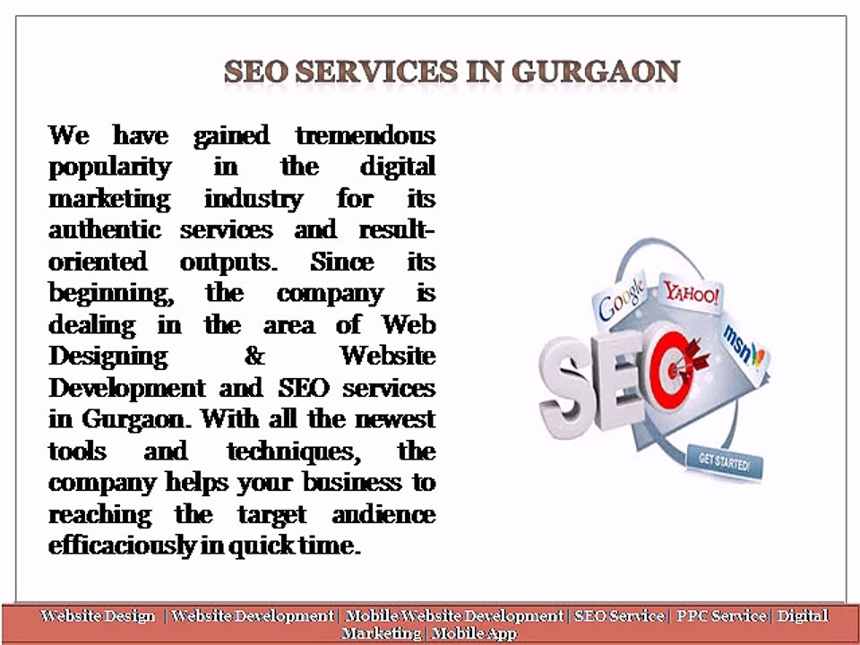 Search Engine Optimization (SEO) Company in Gurgaon