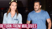 Salman Khan And Iulia Vantur Return To Mumbai From Maldives Vacation | Spotted