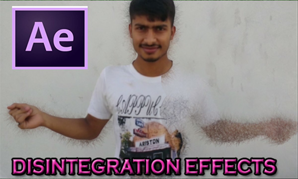After Effect -Disintegration Effects | Step By Step Tutorials
