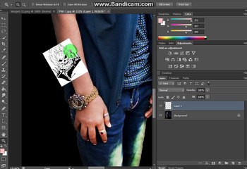 How to add tatoos in Photoshop