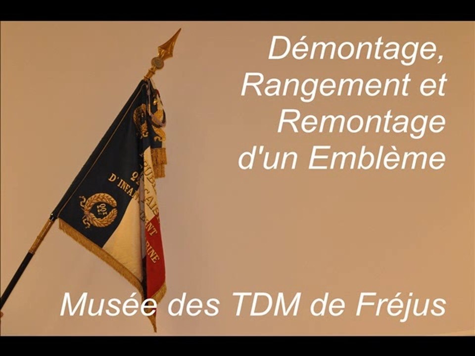 Démontage et remontage d'un Embleme