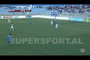 Autogoli i Bojom në ndeshjen Kukësi - Luftëtari