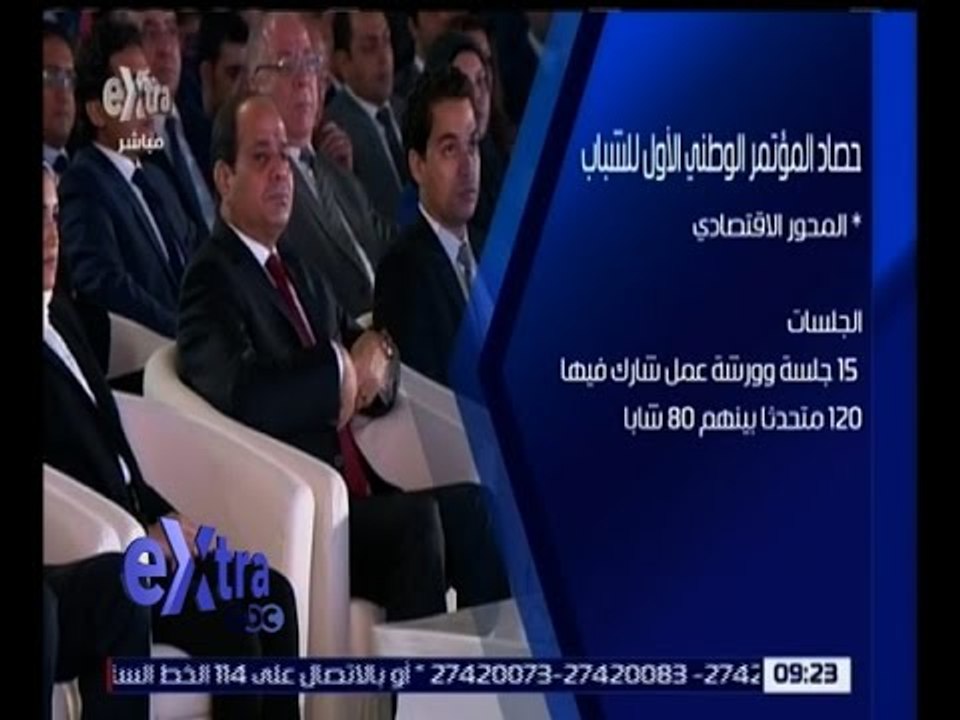 غرفة الأخبار | تعرف على حصاد المؤتمر الوطني الأول للشباب