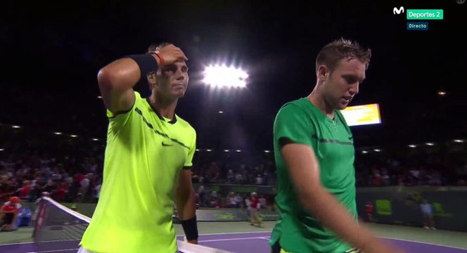 2017 Miami QF Rafael Nadal vs. Jack Sock / LAST GAME