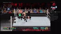 Raw 4-3-17 Finn Balor Seth Rollins Vs Kevin Owens Samoa Joe