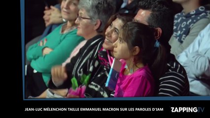 Jean-Luc Mélenchon taille Emmanuel Macron sur les paroles d'IAM (vidéo)