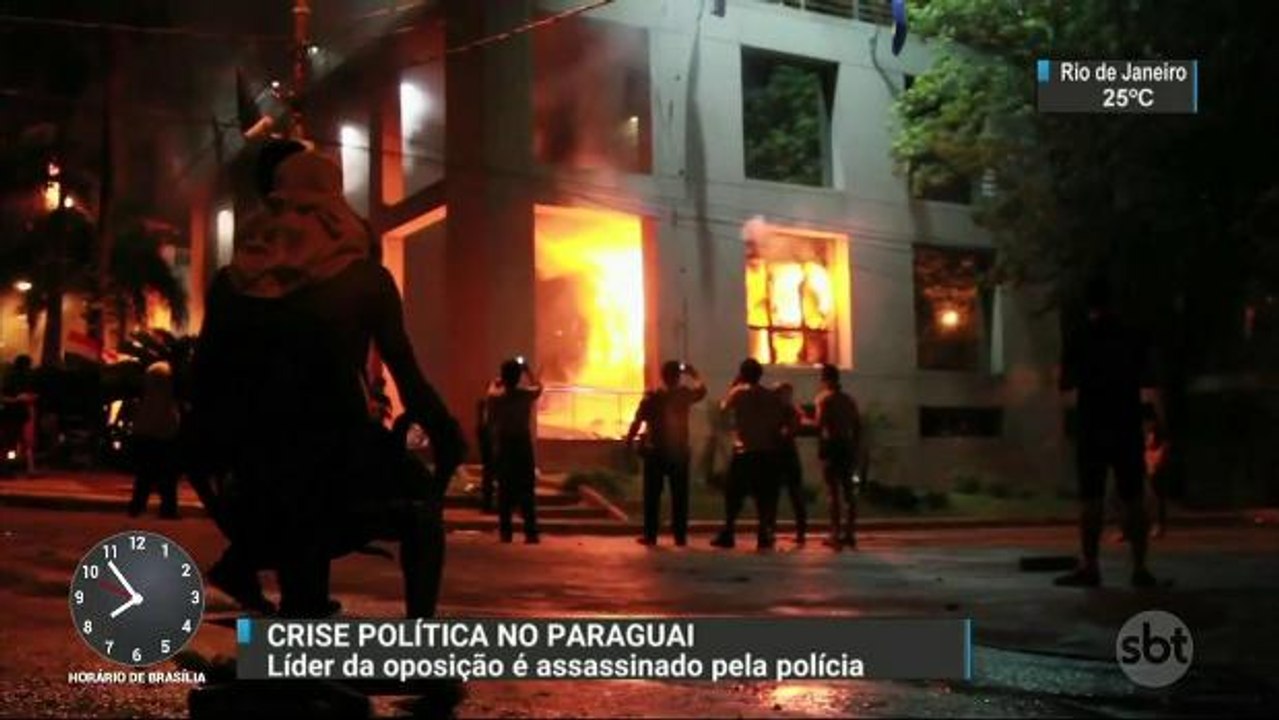 Violência explode no Paraguai após aprovação da reeleição presidencial