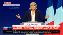 Marine Le Pen fait huer BFMTV en meeting