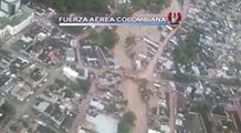 Aerial Images Show Extensive Flooding in Mocoa