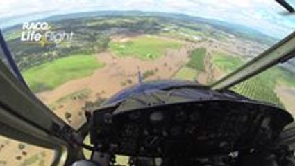 Aerial Footage Shows Scenic Rim Flood Damage