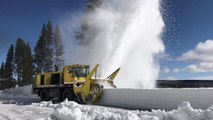 Yellowstone Crews Removing Snow, Prepping for Summer Tourist Season