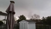 Heavy Hail Hits Virginia Beach as Funnel Cloud Forms