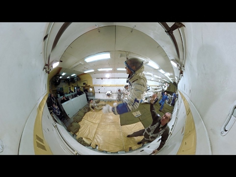 Space 360: Zero-gravity training onboard Il-76MDK flying laboratory
