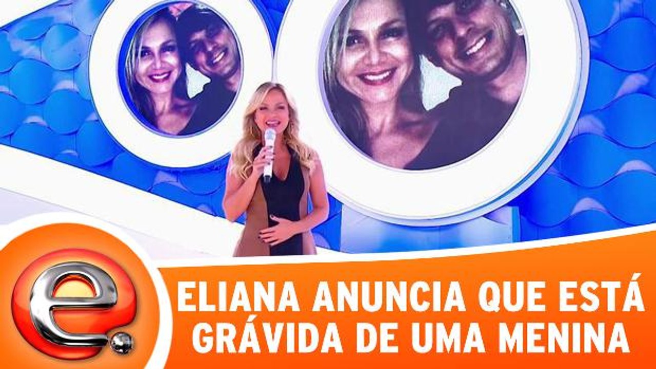 Eliana anuncia que está grávida de uma menina