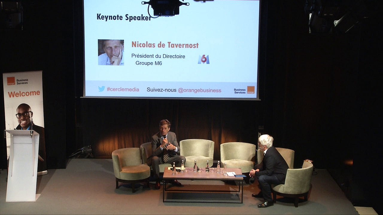 Cercle Média - Comment le numérique révolutionne la stratégie des médias ? La vision de Nicolas de Tavernost.        2/8