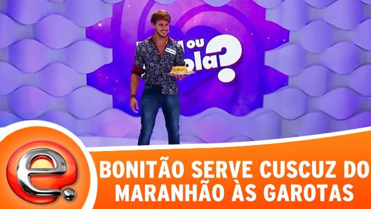 Bonitão serve cuscuz do Maranhão para as garotas