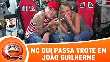 MC Gui passa trote em João Guilherme