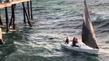 En Californie, quatre personnes ont fait un accident de bateau assez spectaculaire (2)