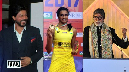 Big B SRK congratulate Sindhu for Super Performance