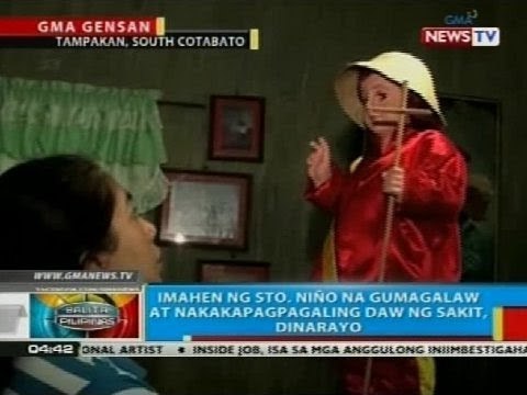 Imahen ng Sto. Niño sa South Cotabato na gumagalaw at nakakapagpagaling daw ng sakit, dinarayo