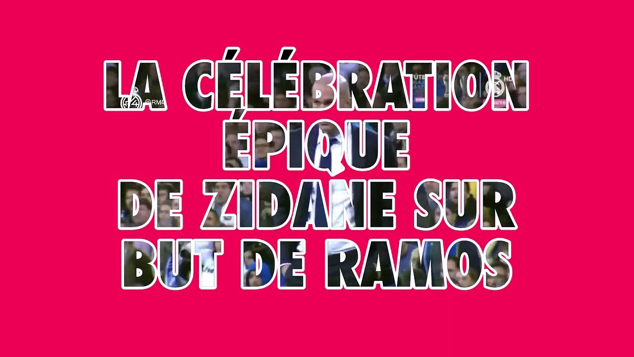 La célébration épique de Zidane sur le