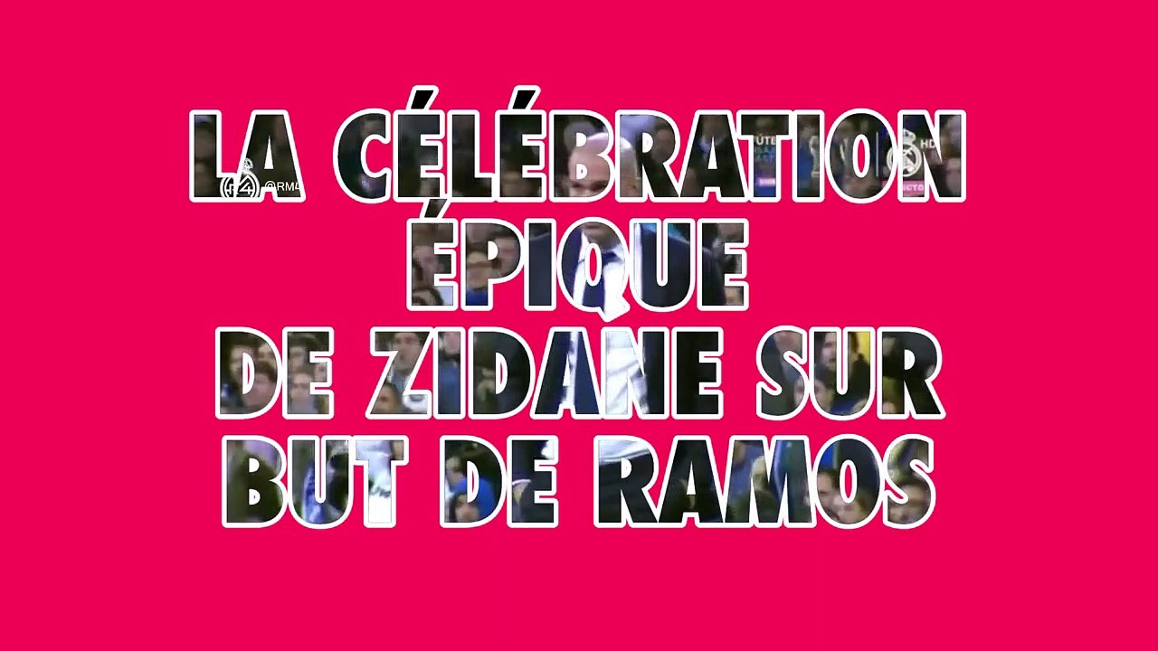 La célébration épique de Zidane sur le