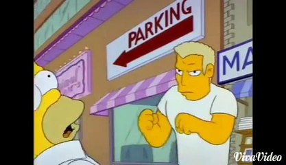 Homer Simpson Getting Hurt Montage