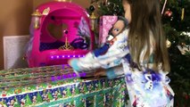 Christmas Morning 2016 Opening Presents Surprise Toys My Size Elsa Barbie Disney Princess Ride-On-f-WqjaC6Z2E