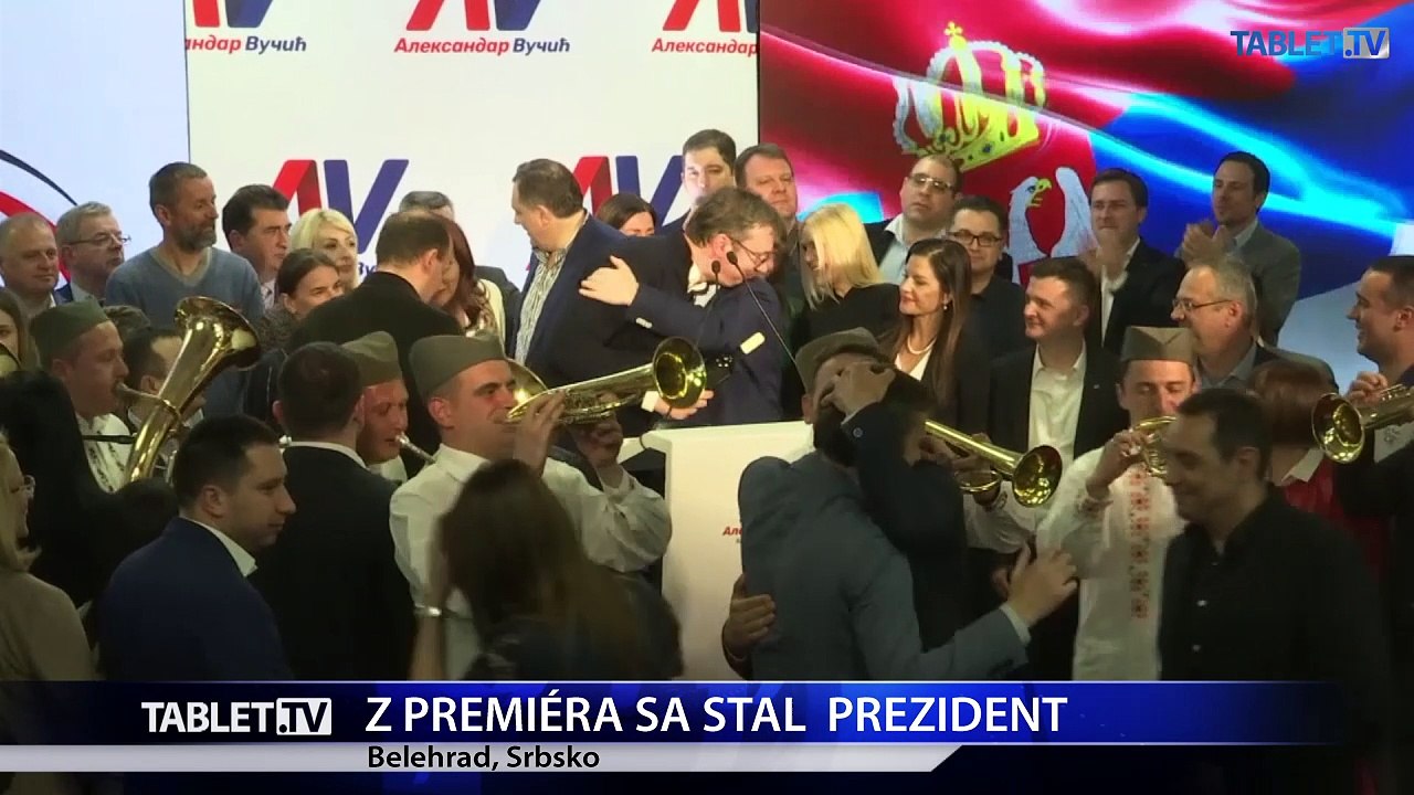 V srbských prezidentských voľbách neoficiálne vyhral premiér A. Vučič