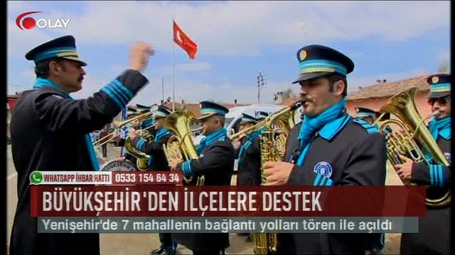 Büyükşehir'den ilçelere destek (Haber 02 04 2017)