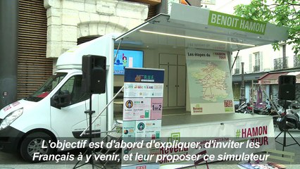 Hamon lance une caravane pour défendre le revenu universel