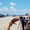 Military homecoming and surprise proposal.