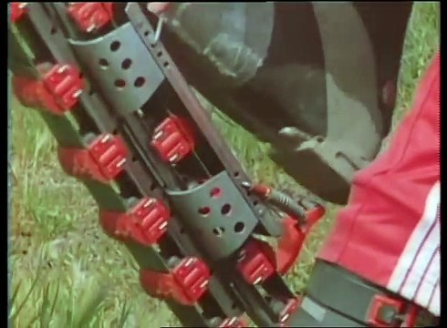 Grass roller skiing is the most 80s thing we've ever seen.