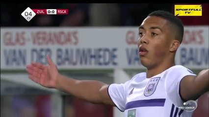 Youri Tielemans vs Zulte Waregem 31-03-2017