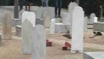 Save the Children recrea en Bruselas un cementerio para recordar a los niños sirios muertos