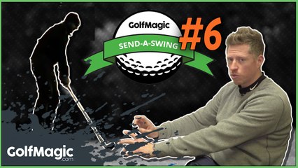 How to initiate the downswing with the left hip bumping! | Send-A-Swing Series