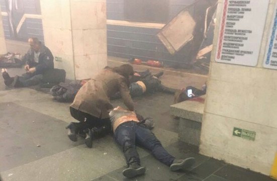 На синей ветке в Санкт-Петербурге произошел взрыв