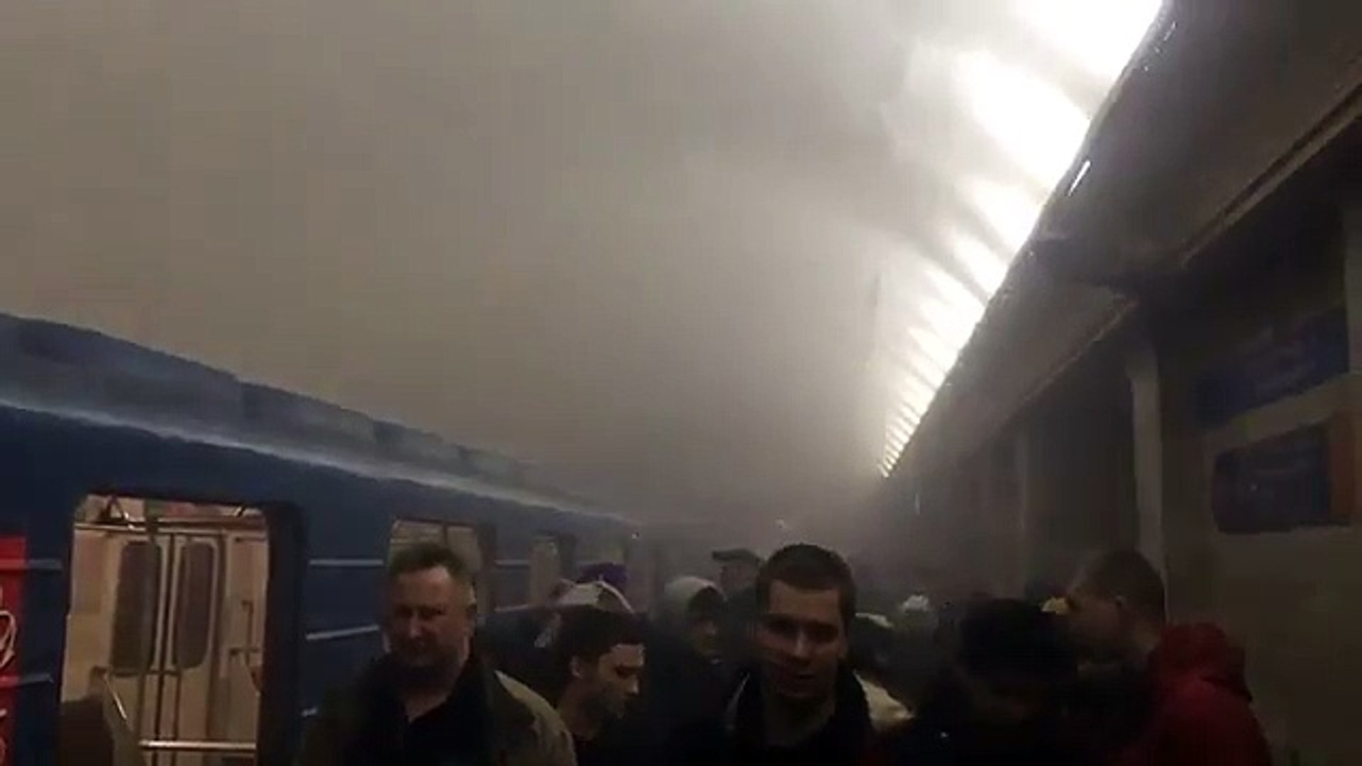 ⁣Задимлення метро в Петербурзі, де стався вибух