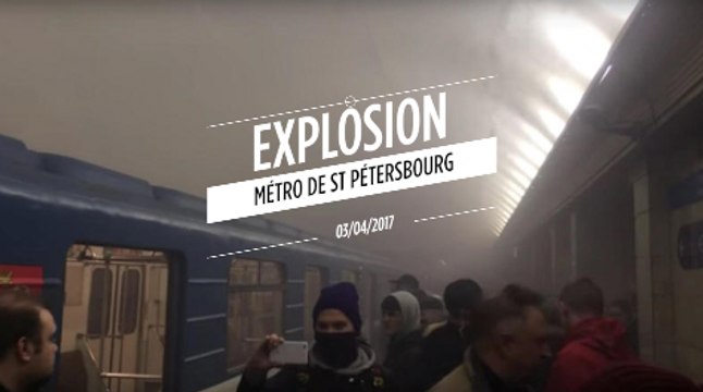 Explosion du métro de St Pétersbourg : les premières images