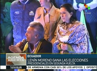 Confirma CNE ecuatoriano a Lenin Moreno como ganador de ballotage