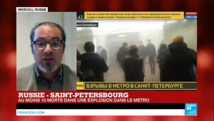 Russie : une explosion dans le métro de Saint-Pétersbourg